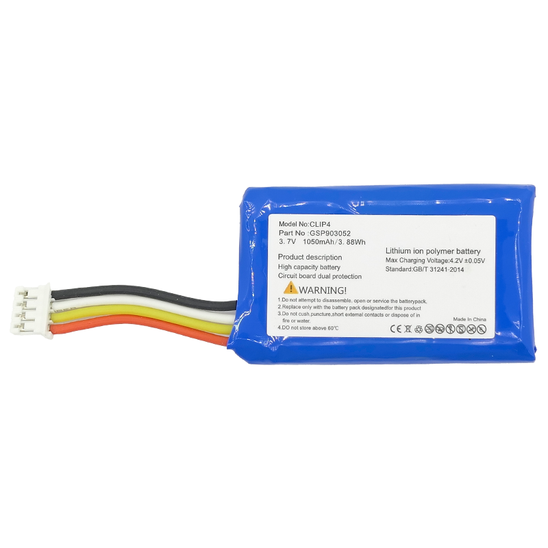 Clip4 Speaker Battery Stable 3.7v 1050mAh Lithium Replacement Battery for JBL Clip4 Bluetooth Speaker Bateries