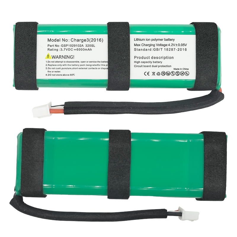 Bateri Kuasa Mantap 6000mAh GSP1029102A JML320SL untuk Pemidang Bluetooth JBL Charge3 2016