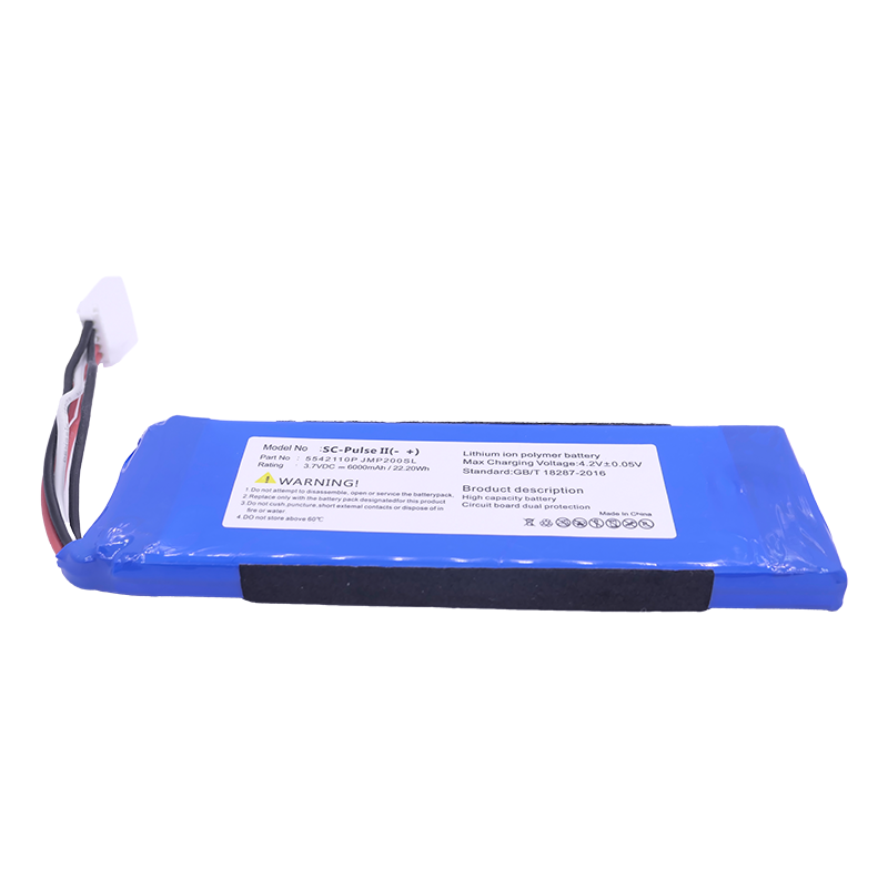 Pulse 2/3 Battery Low-Self-Discharge 3.7v 6000mAh Lithium Battery Replacement for JBL Pulse 2/3 Bluetooth Speaker