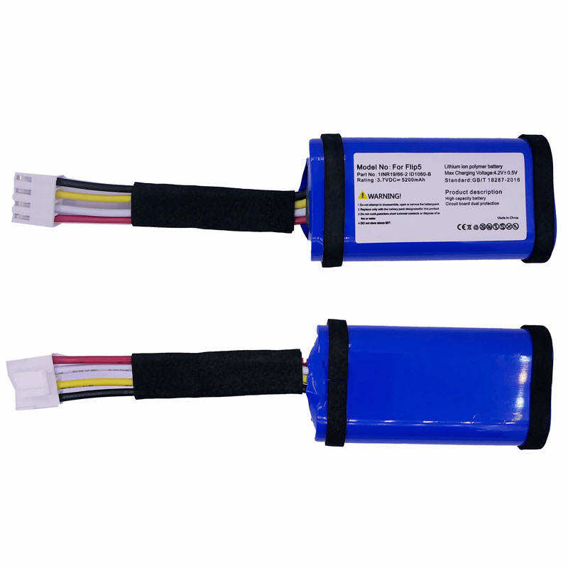 Long-lasting 3.7v 5200mAh Lithium Battery Replacement for JBL Flip5 Bluetooth Speaker 