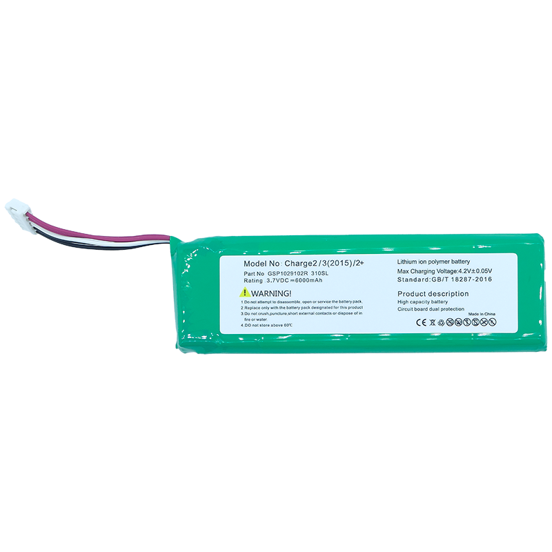Long-Life 3.7V 6000mAh Li-Ion Battery Replacement for JBL Charge 2/3 Wireless Speaker
