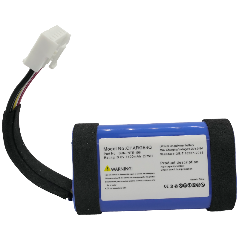 Long-lasting 3.6V 7500mAh Lithium Ion Polymer Battery SUN-INTE-156 for JBL Charge 4Q Bluetooth Speakers