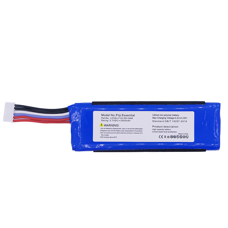 Original-spec 3.7v 3000mAh Lithium Battery Replacement for JBL Flip Essential Bluetooth Soundbox