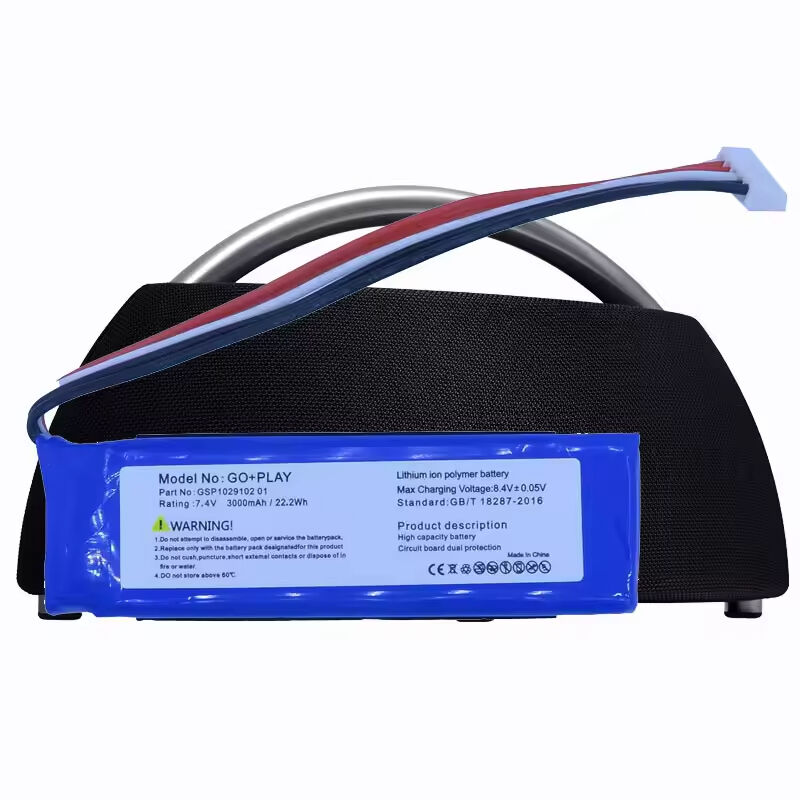 Rechargeable 3.7V 3000mAh Lithium Battery Replacement for JBL Flip4 Bluetooth Speaker