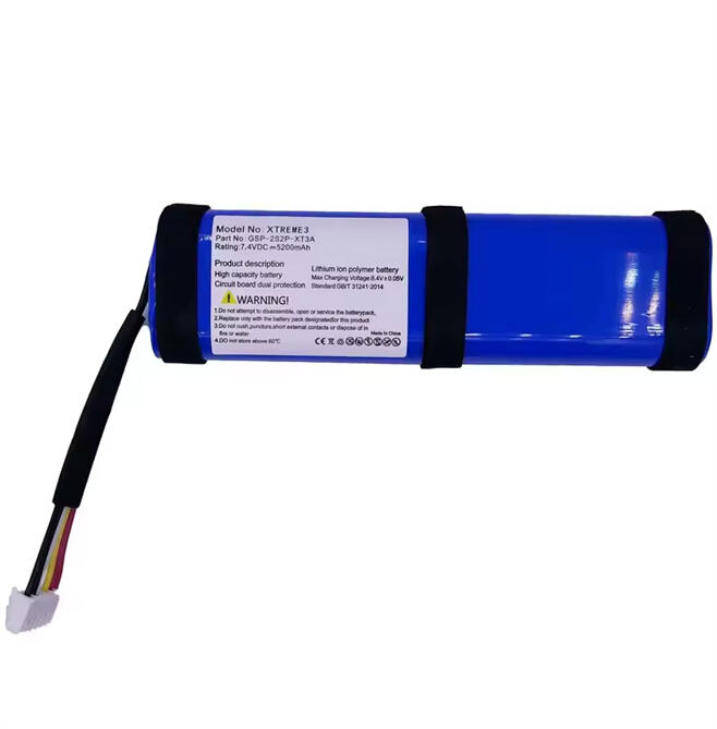 GSP-2S2P-XT3A 7.4V 5200mAh Xtreme3 Battery Replacement for JBL Xtreme3 Bluetooth Speaker