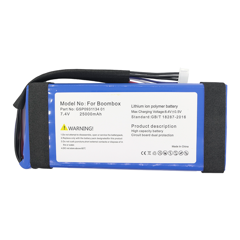 Rechargeable 7.4v 25000 mAh Lithium Battery Pack For JBL Boombox Bluetooth Speaker Batteries