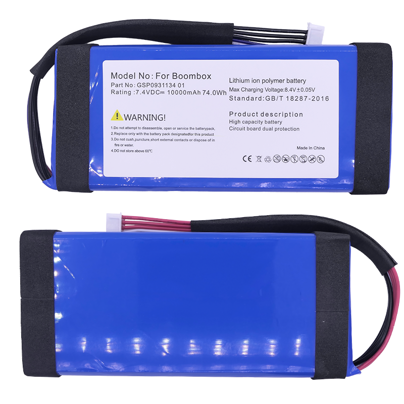 7.4V 10000mAh Lithium Batteries GSP0931134 01 for JBL Boombox 1 Bluetooth Speaker