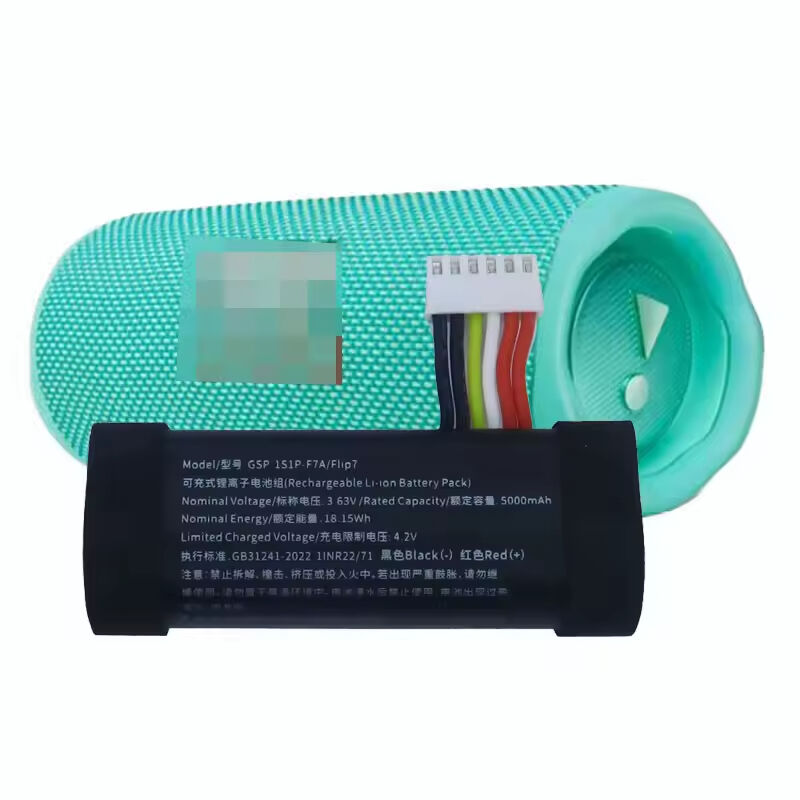 High Capacity 3.6v 5000mAh Lithium Battery Replacement for JBL Flip 7 Bluetooth Speakers