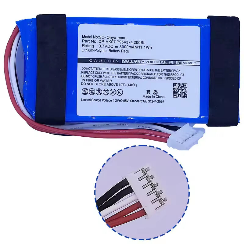 Protected 3.7v 3000mAh Lithium Battery Replacement for Harman Kardon Onyx Mini Bluetooth Speaker 