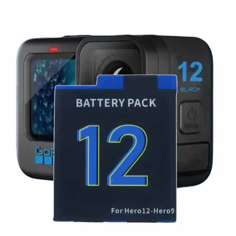 Long-Lasting 3.85v 1720mAh GP901 Battery Replacement for GoPro Hero 9/10/11/12 Action Camera