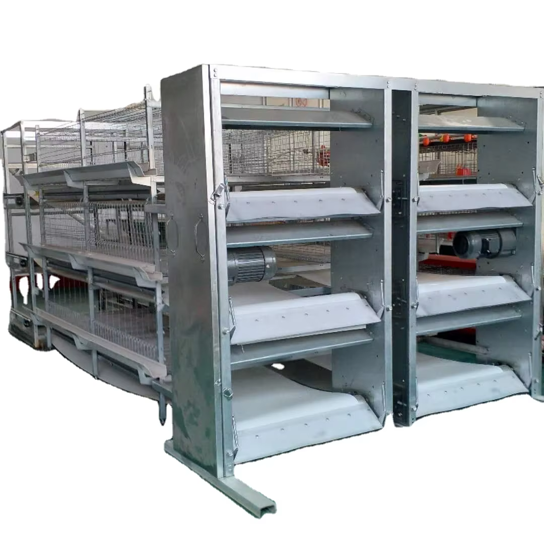 Poultry Farm Automatic Laying Hens Cage Egg Layer Chicken Battery H Type Cages Broiler Cage Price For Chickens feeding System