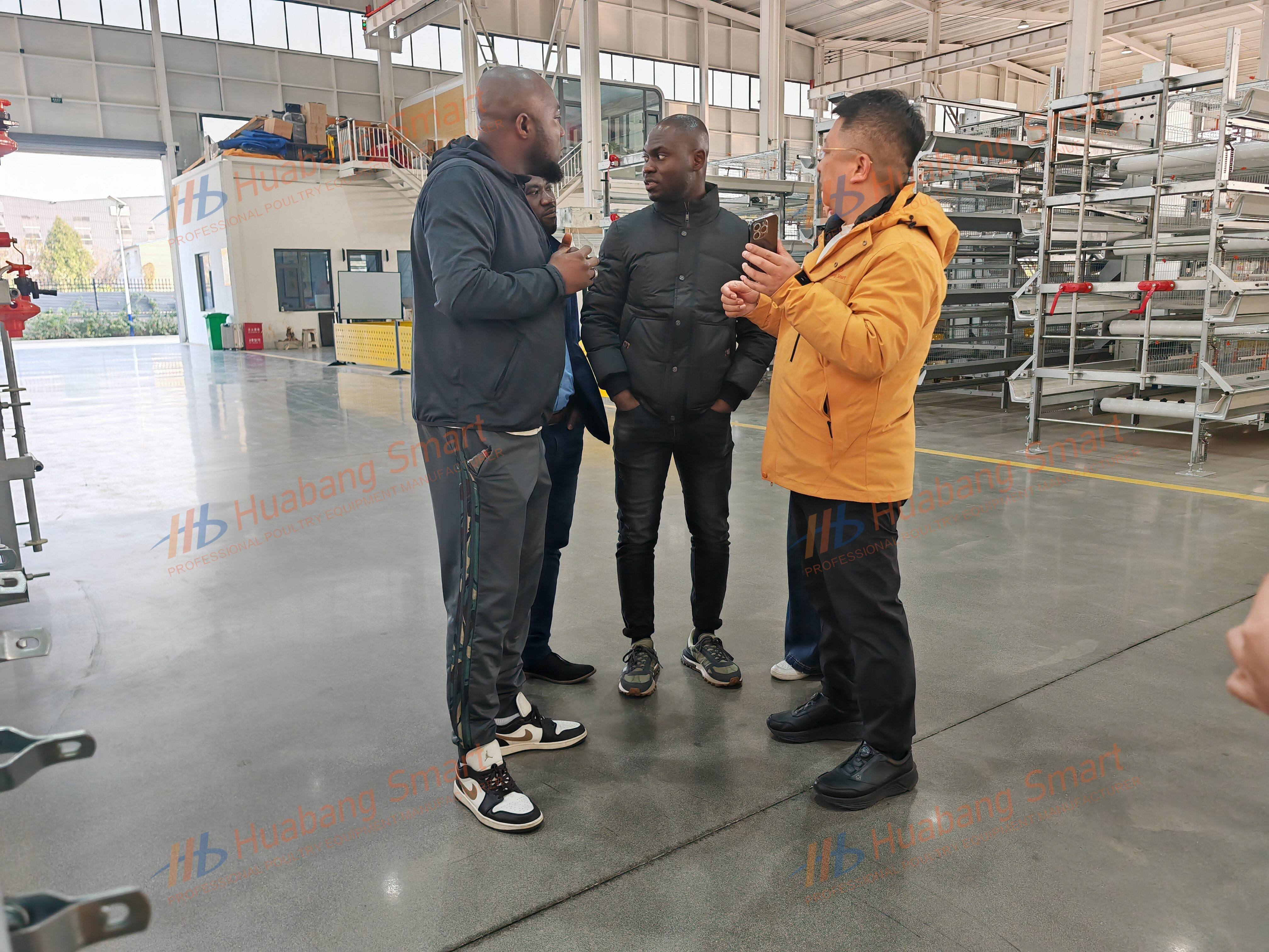 International Clients Tour Huabang Smart’s Facility: Forging Partnerships in Smart Poultry Farming