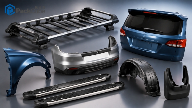 Industrial Transport Packaging Solution for Automotive Tailgate