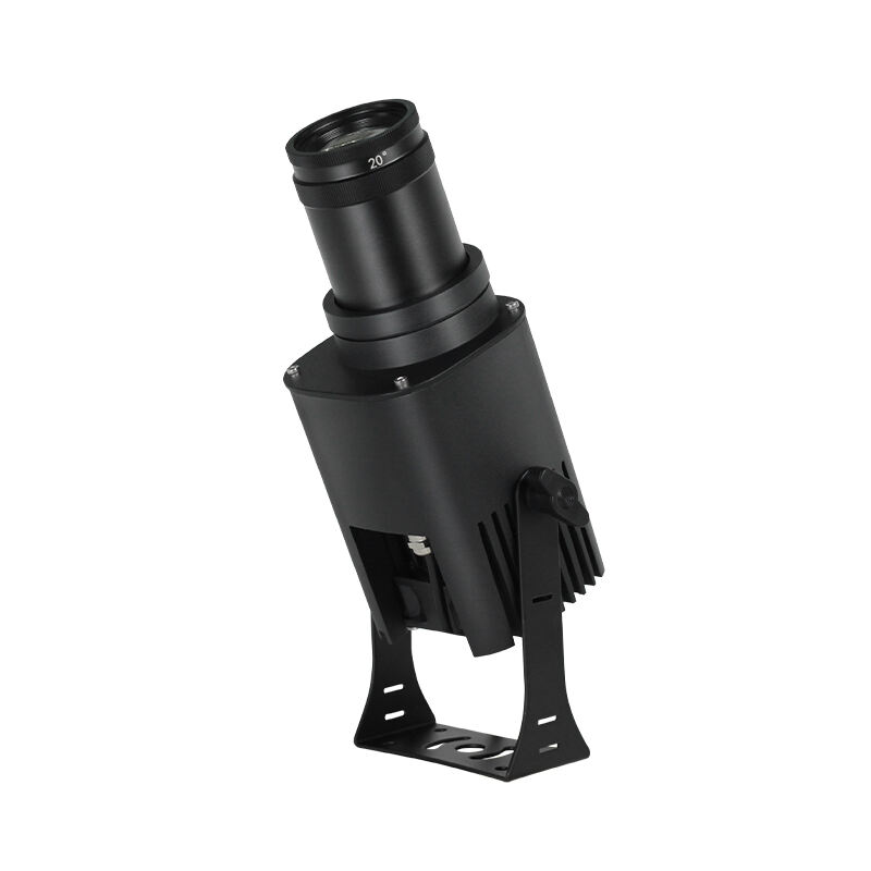 55W Outdoor Custom Logo Projector – IP67 Waterproof Rotating Gobo Light with Remote for Advertising & Branding