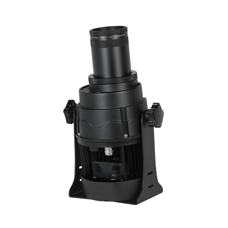 100W LED Logo Projector IP67 Waterproof Rotating Gobo Light for Large Outdoor Branding and Building Projection