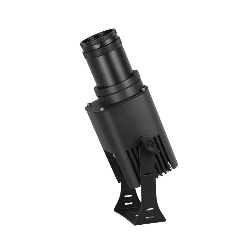 Custom 25W Logo Projector Light IP67 Waterproof with Rotating Gobo & Remote – Perfect for Storefronts and Signs