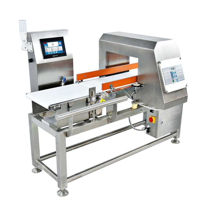 Robust Stainless Steel Metal Detector & Automated Check Weigher Solution