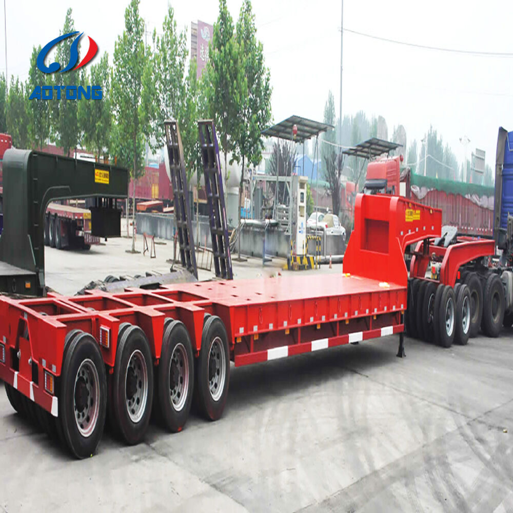 Line Axle Lowboy Trailer Exporter