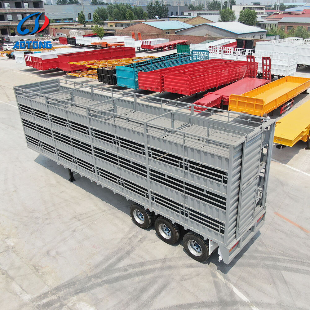 Premium-Livestock-Sattelanhänger für effizienten Tiertransport