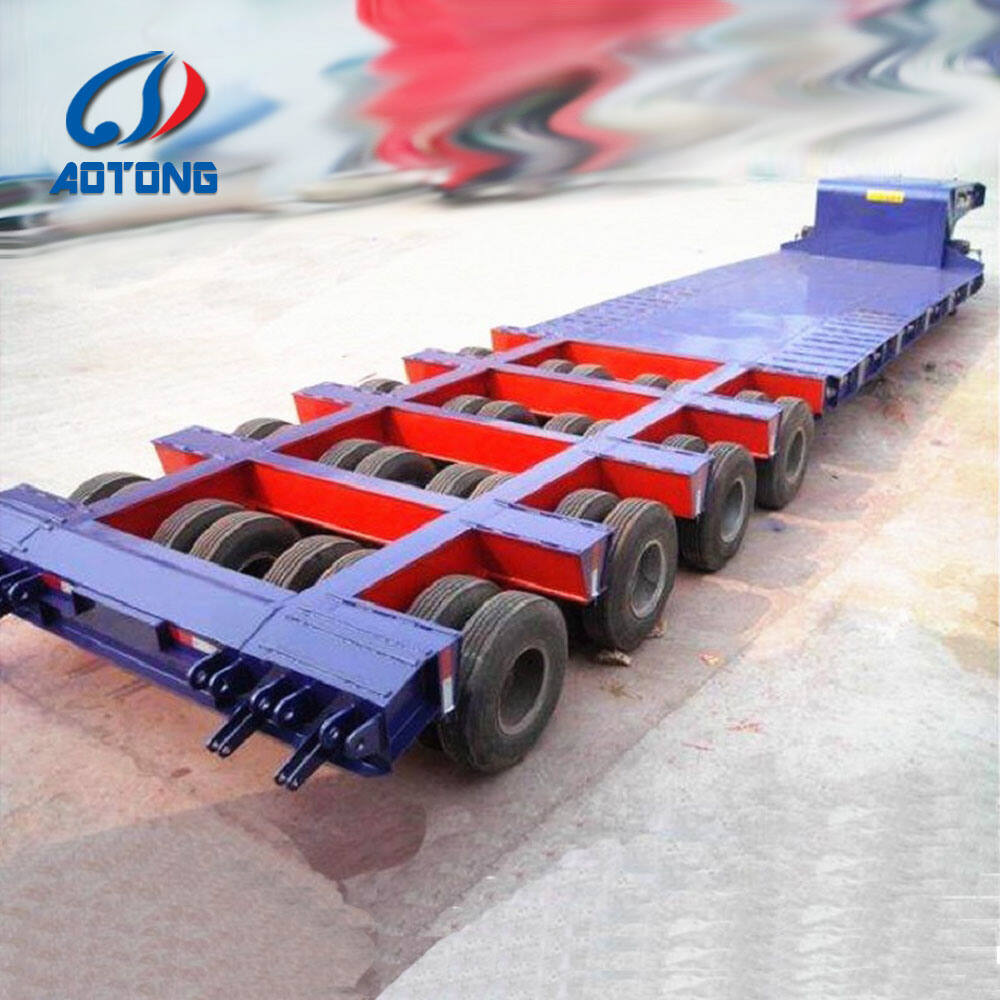 Line Axle Lowboy Semi Trailer