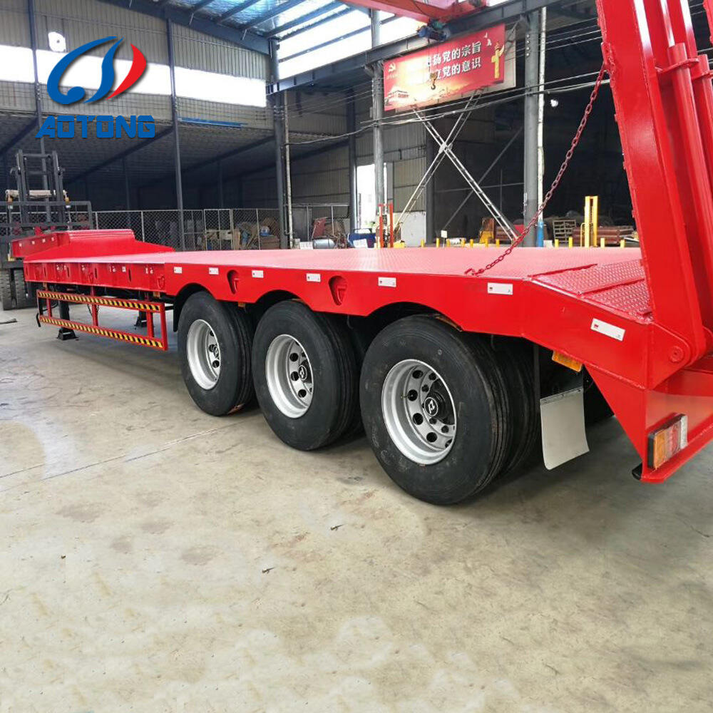 High-Quality Lowboy Trailers for Heavy Loads | AOTONG