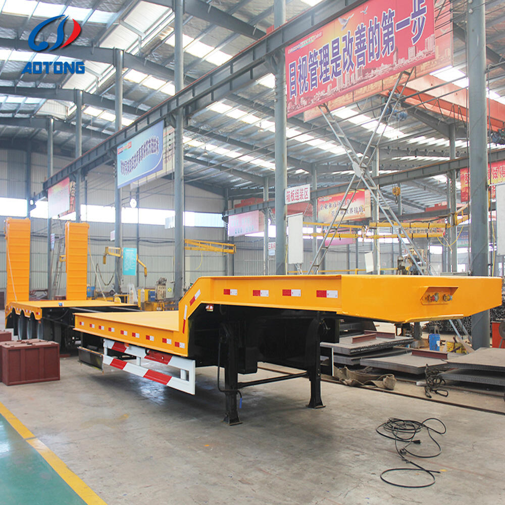 Extendable Lowboy Semi Trailer