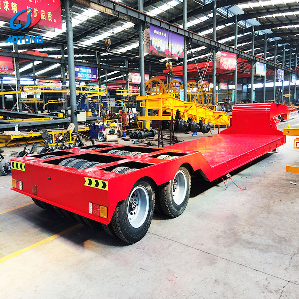 Premium 3 Axle Low Bed Trailer for Heavy Loads