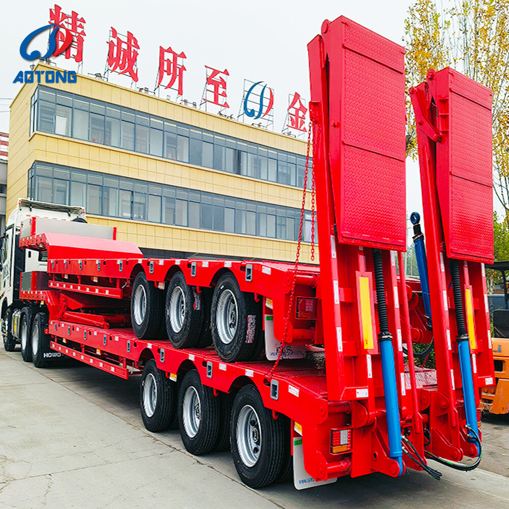 Low Bed Semi Trailer