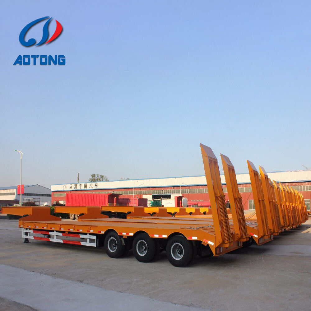 Trailer Low Bed Premium untuk Muatan Berat