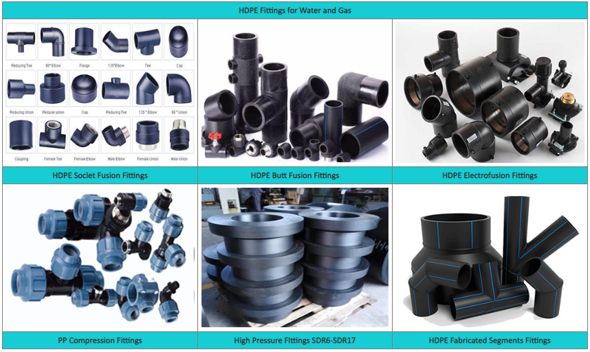 HDPE pipe fittings butt fusion long spigot factory