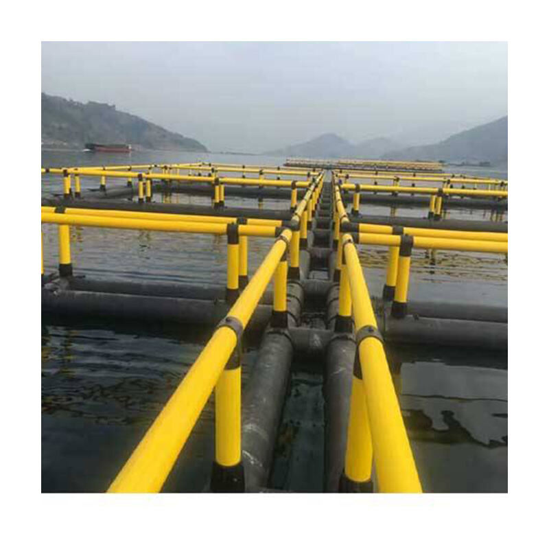 Aquaculture net pipe square