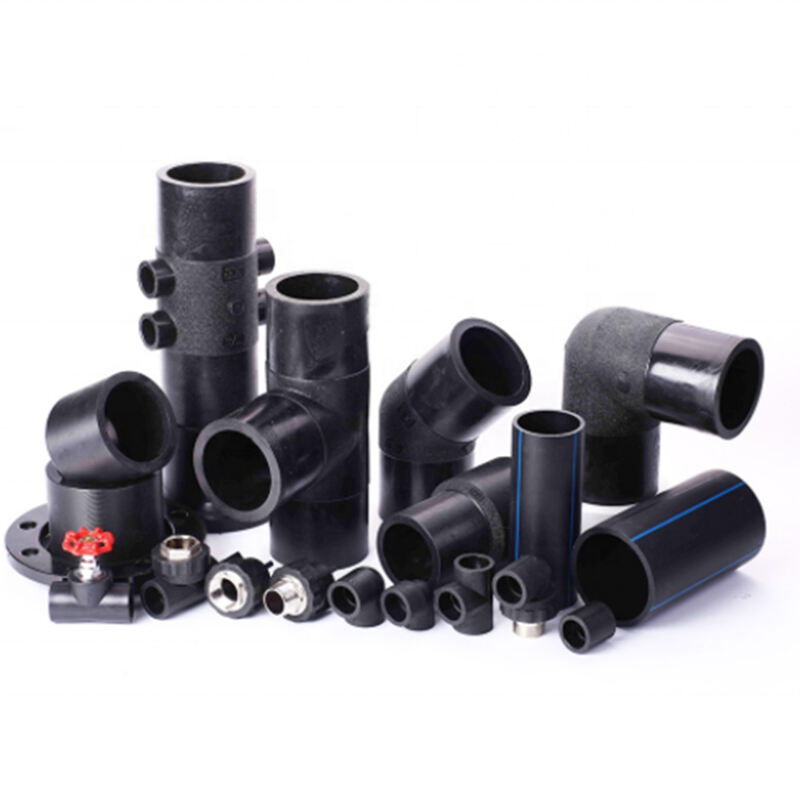 HDPE pipe fittings butt fusion long spigot