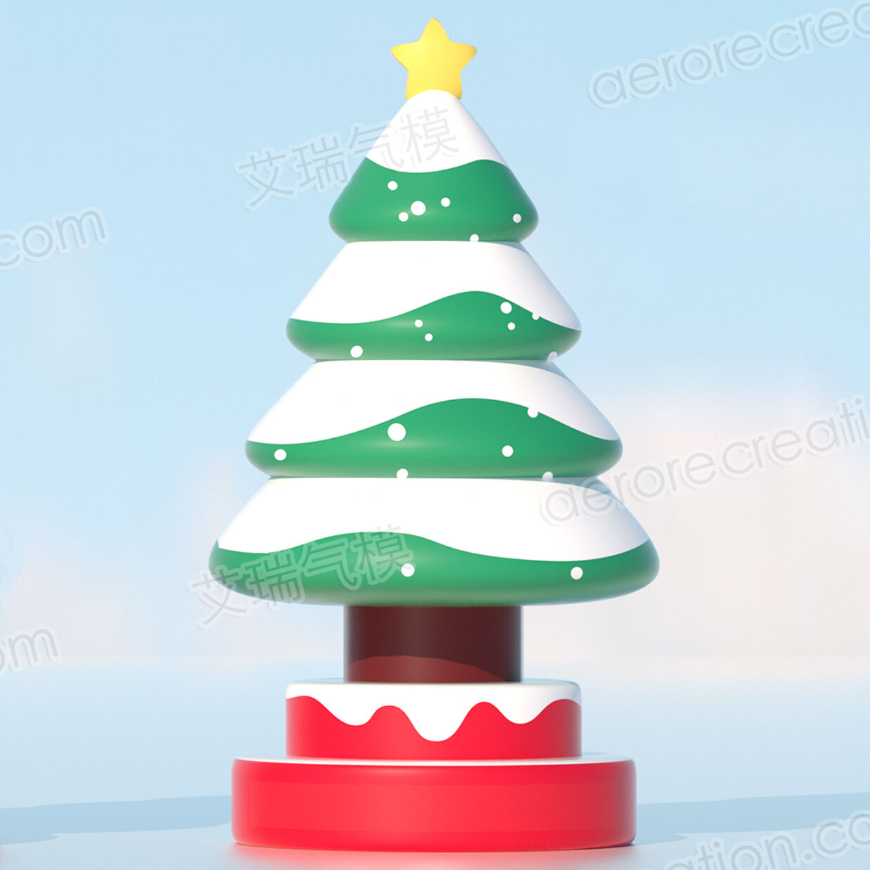 Giant Inflatable Christmas Tree