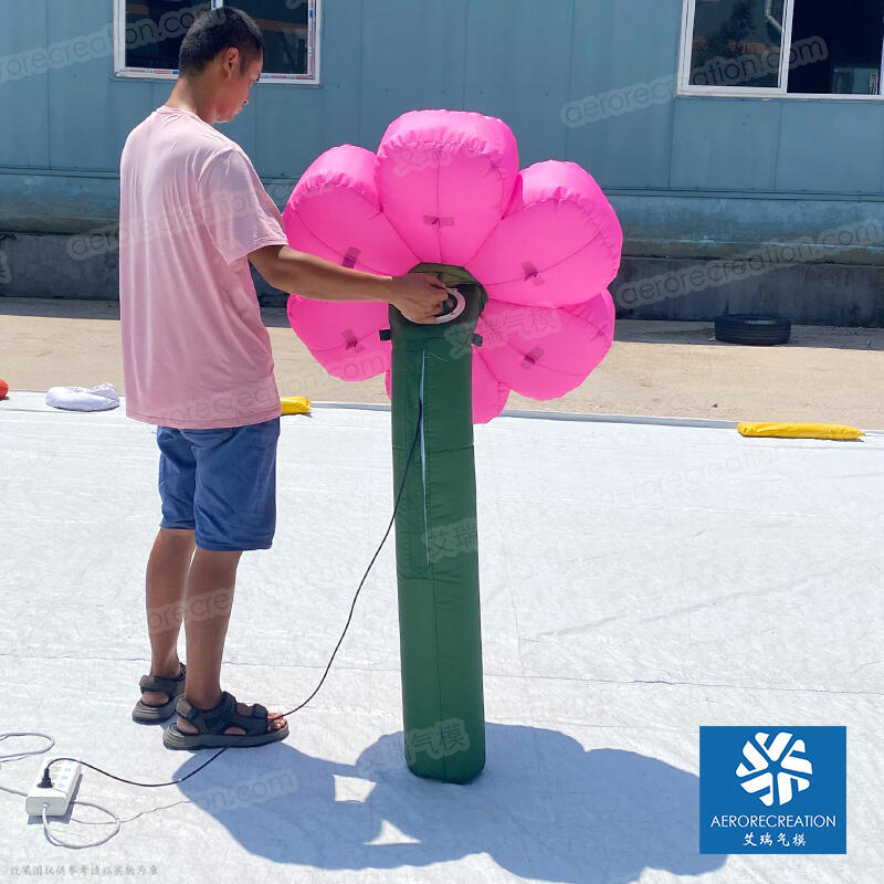 Giant Inflatable Pink Flower