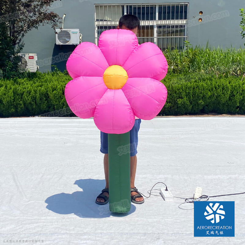 Giant Inflatable Pink Flower