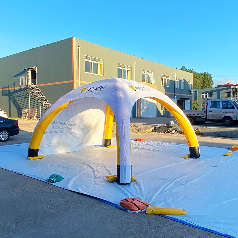 Airtight white-yellow Spider Tent