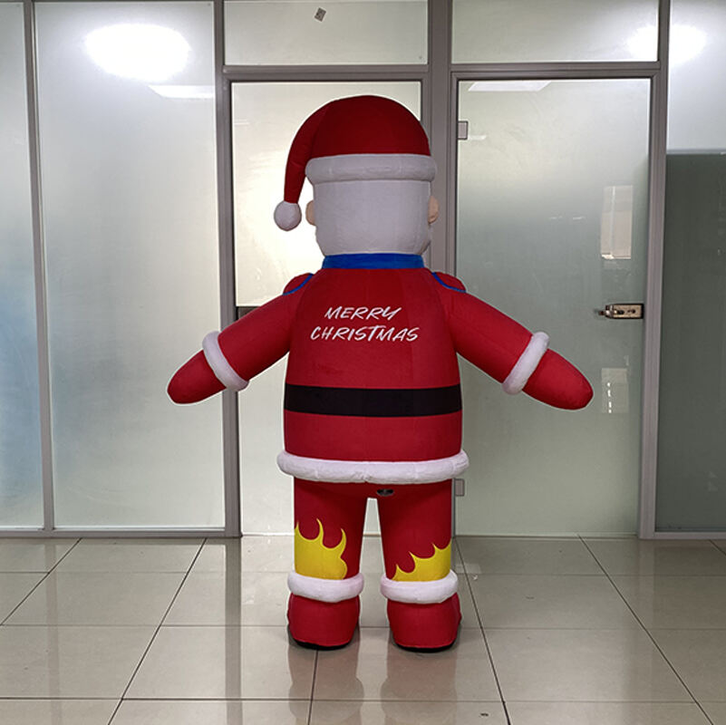 Christmas Inflatable Walking Santa Claus