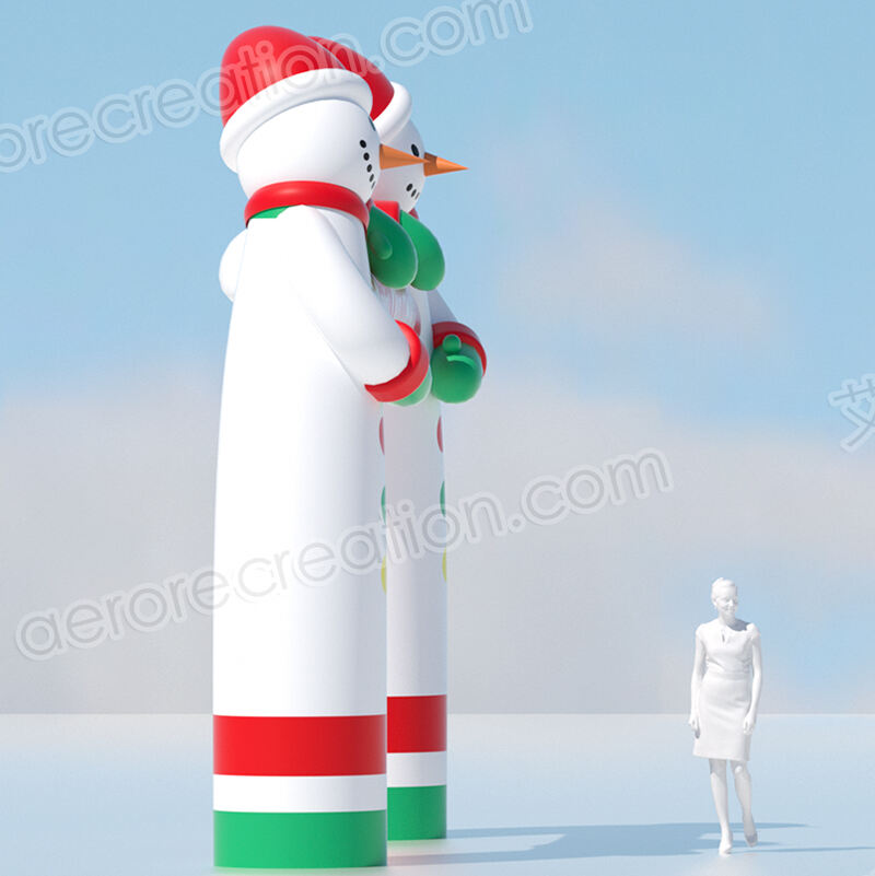 Promotion Inflatable Christmas Snowman Arch