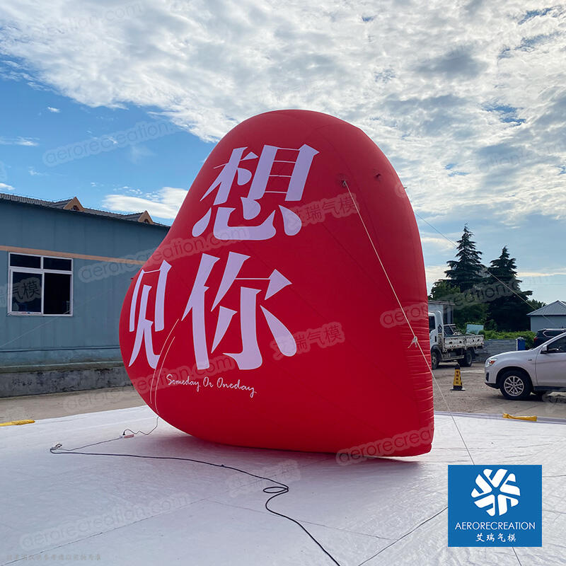 Giant Inflatable Love Heart with Light