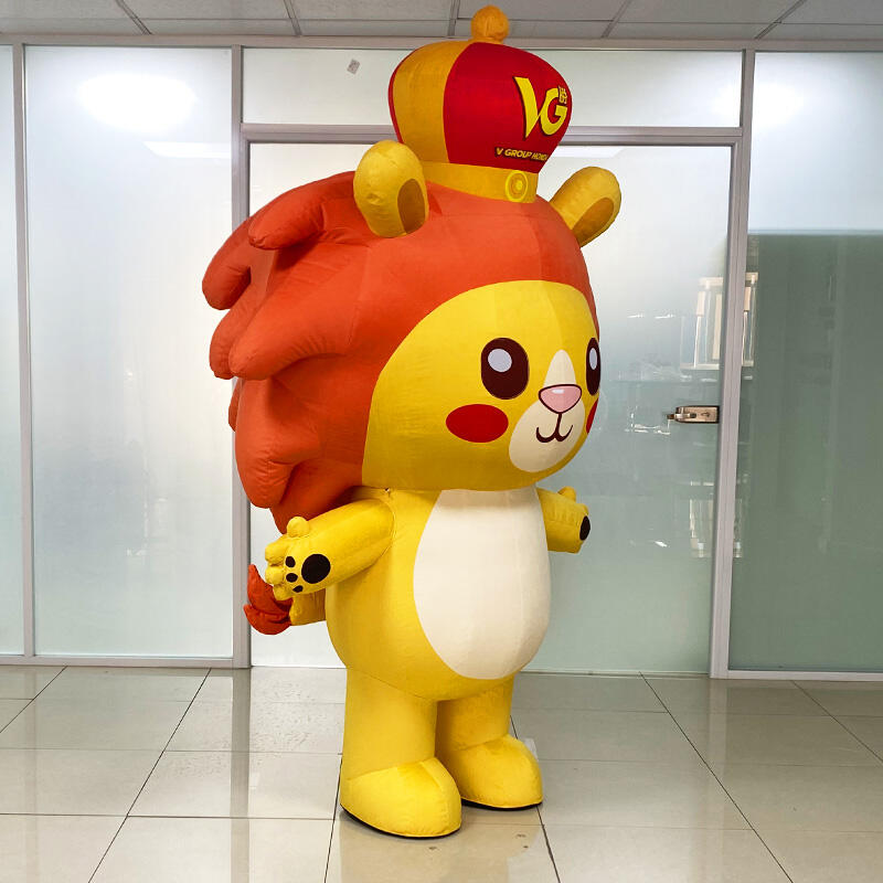 Inflatable lion Mascot