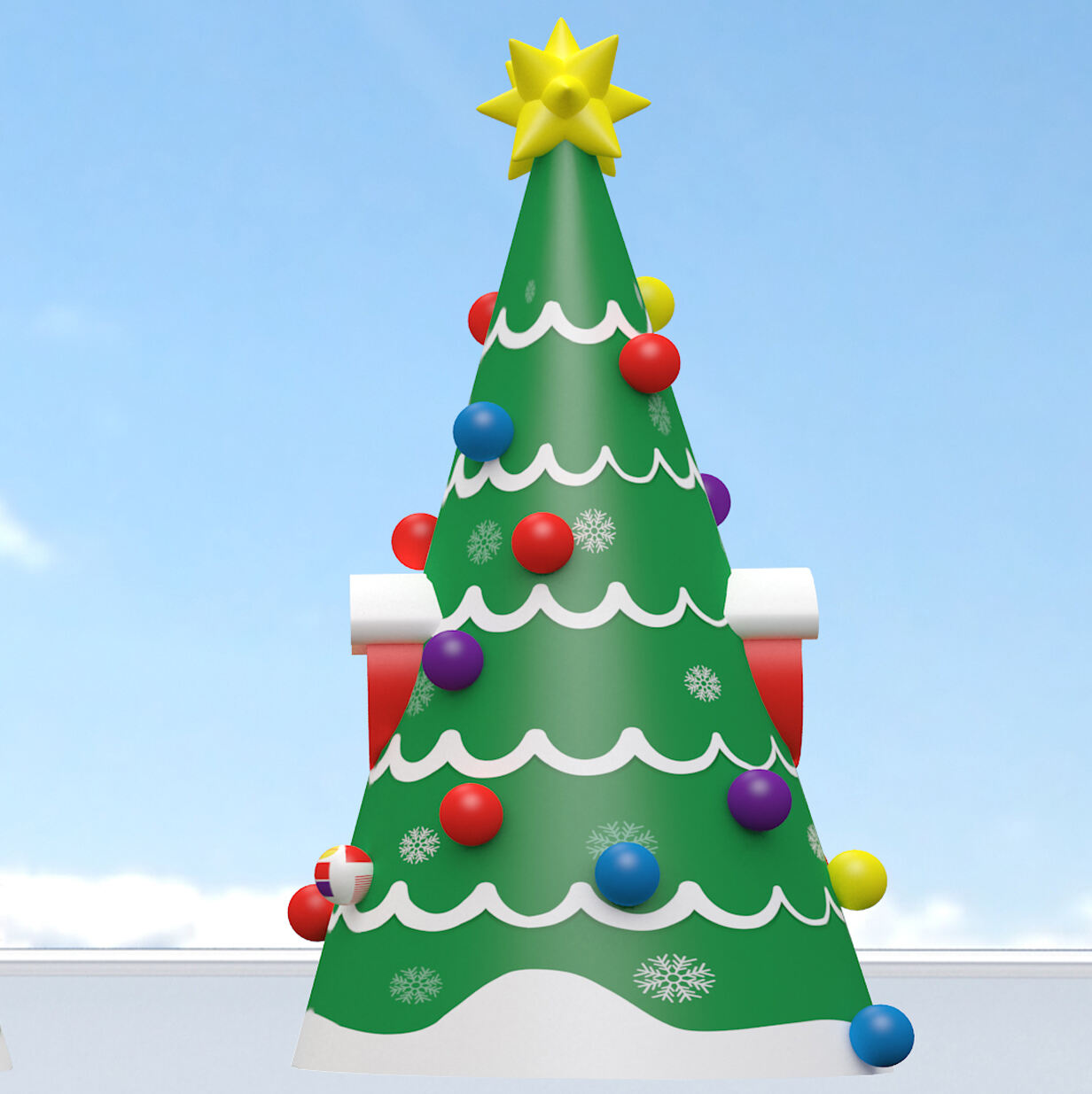 Exquisite Giant Inflatable Christmas Tree Tent