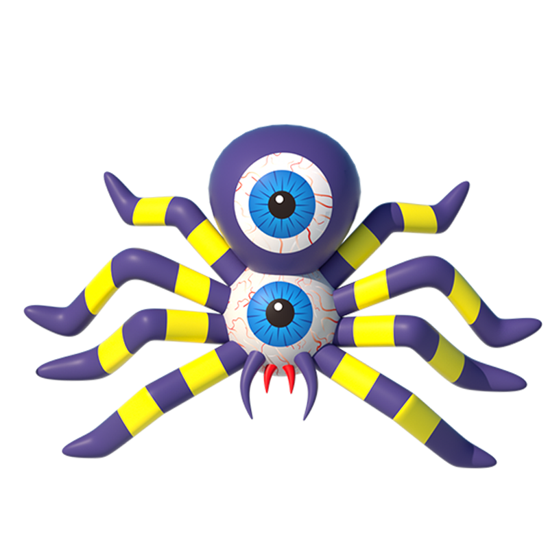 Customized Inflatable Halloween Eyes Spider