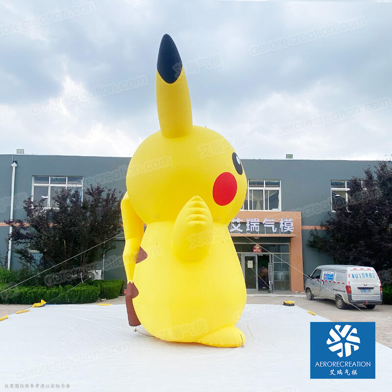 Outdoor Giant Inflatable Pikachu Character