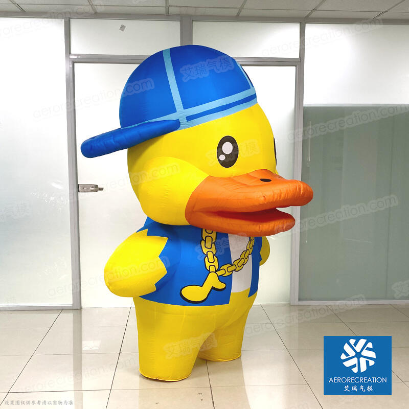 Interactive Inflatable Cartoon Duck Costume