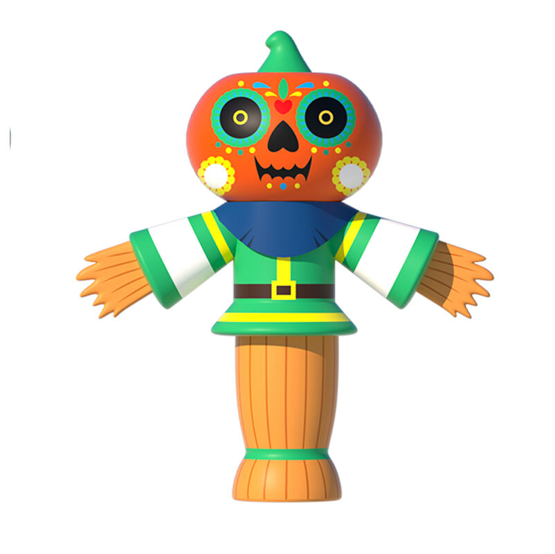 Inflatable Halloween Pumpkin Scarecrow