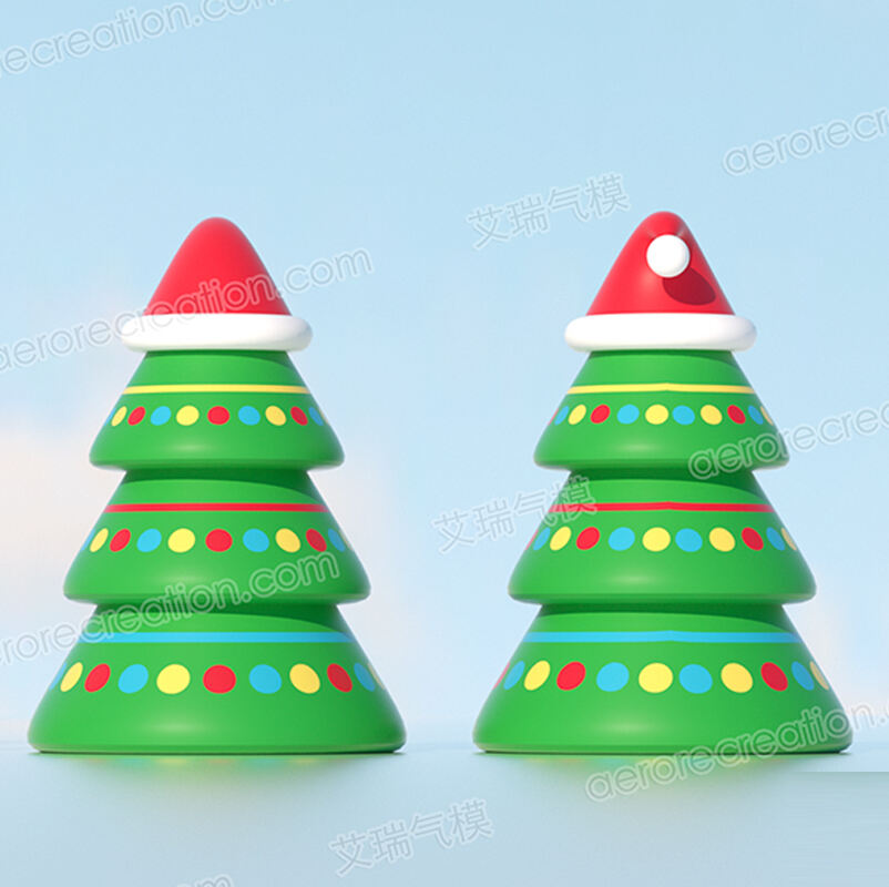 3m Inflatable Christmas Tree with Red Hat