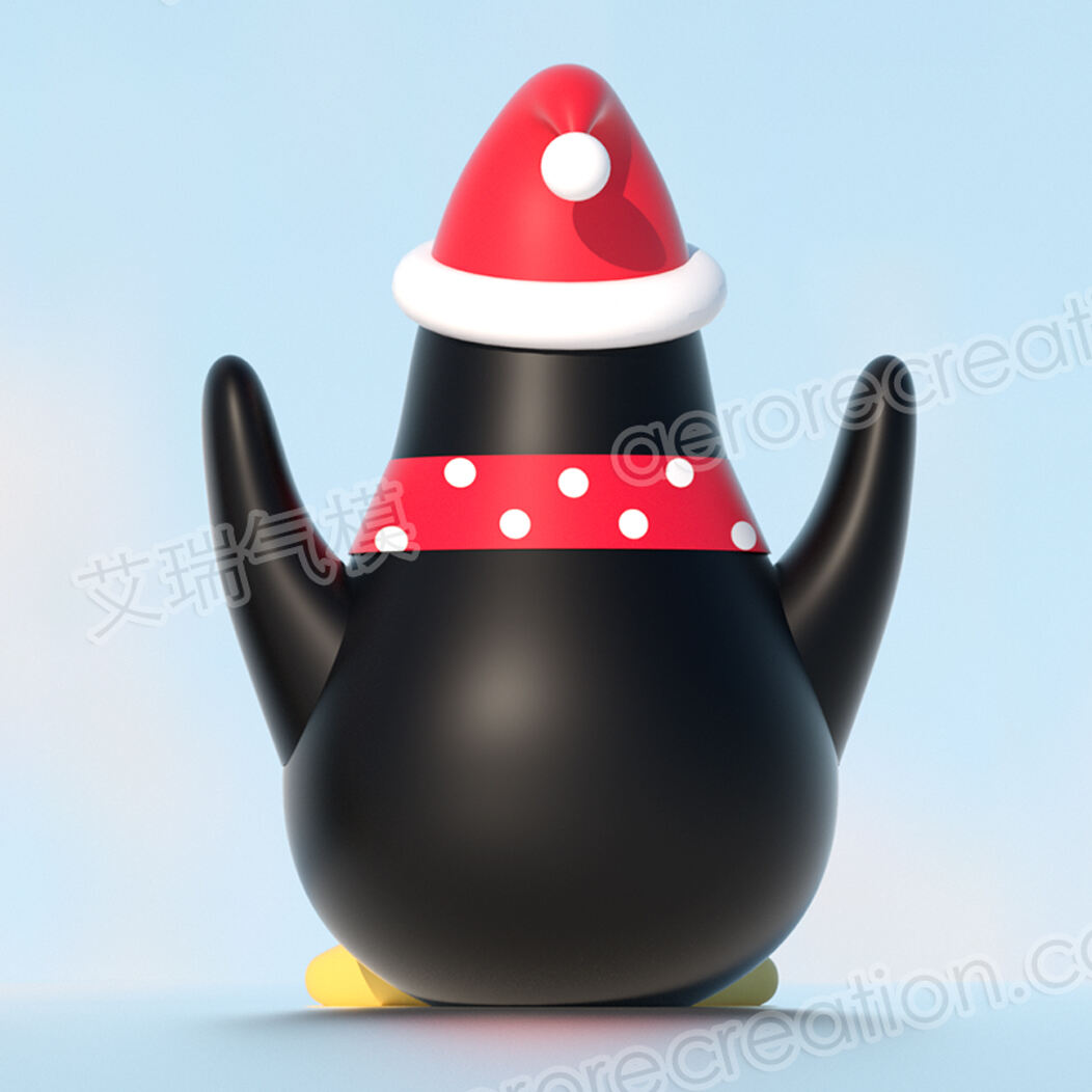 Cute Inflatable Christmas Penguins Decoration