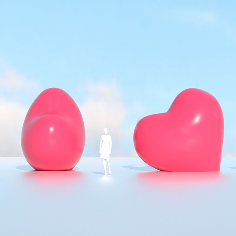 Giant Airtight Inflatable Heart Model