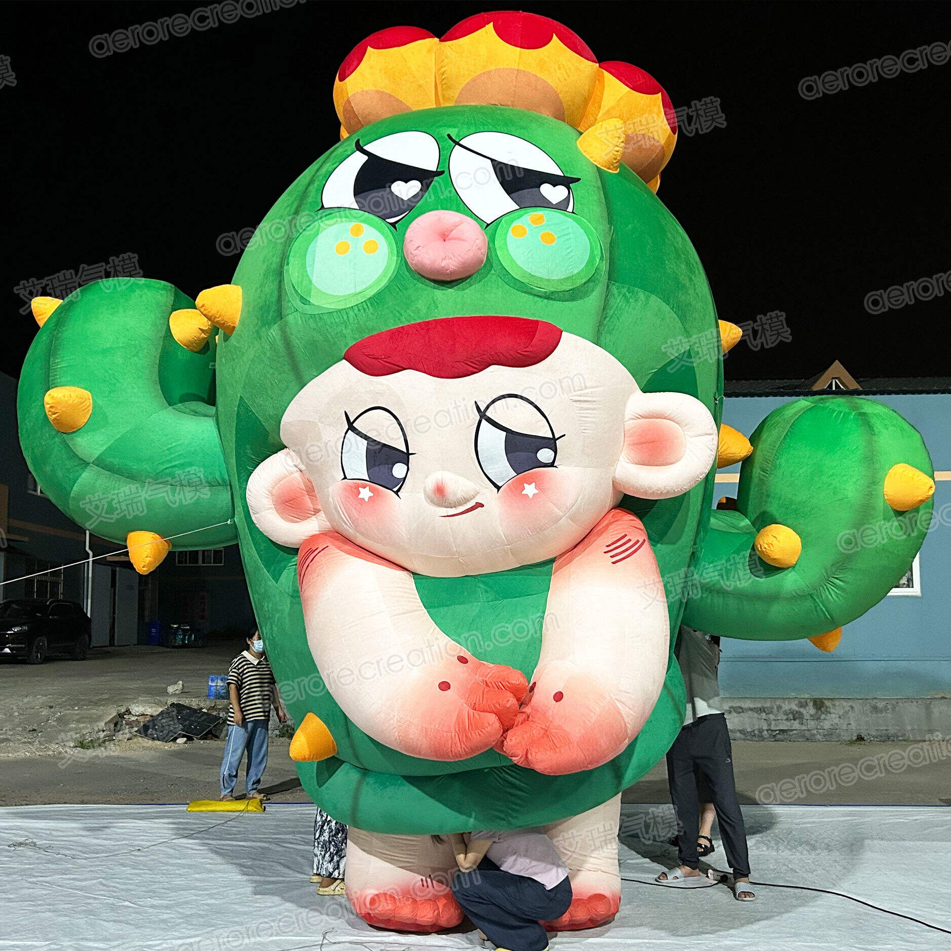 Super Cute Customized Inflatable Cactus Model