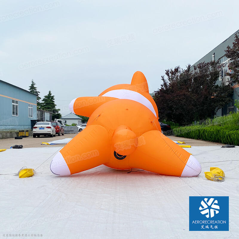 Inflatable Cute Lying Cartoon Cat